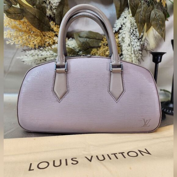 Louis Vuitton Epi Jasmin Lilac Mini BOSTON BAG W/ Dust Bag Unbranded Charm Twill - Picture 3 of 17